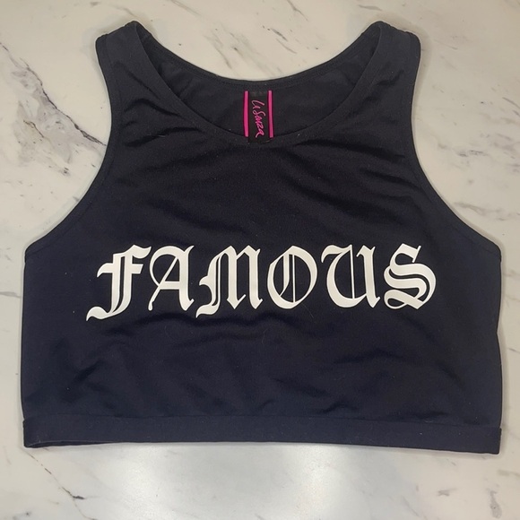 Famous Activewear Crop Top - (Black)💰🔥 - Picture 2 of 6